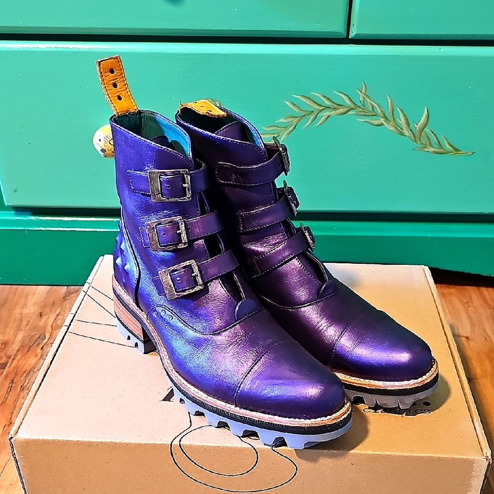 Pskaufman Purple Tarmac Boots